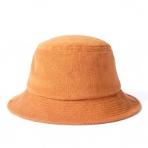 Big Size (62-66cm) Brown/Orange Terry Towelling Hat (cotton & polyester w/adjustable band)